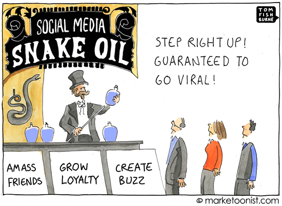 Social media snake oil